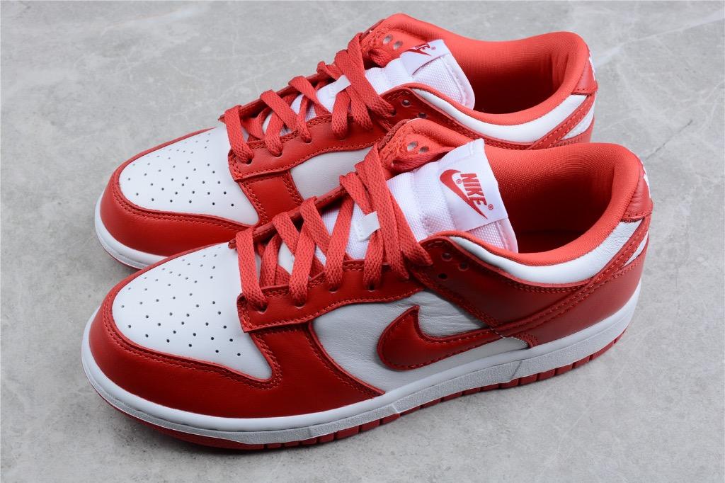 Red nike sb dunks hot sale