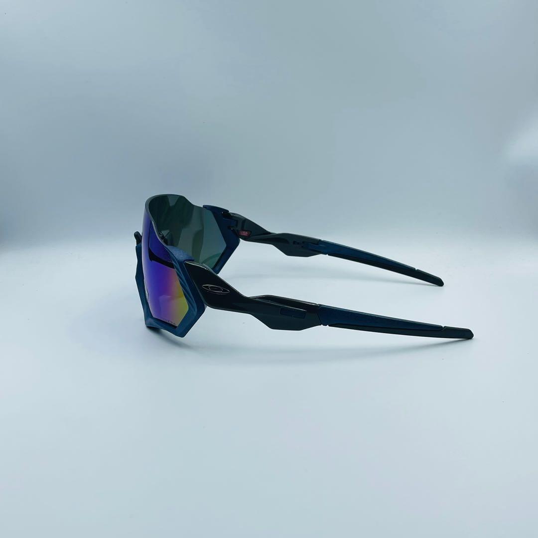 Oakley Flight Jacket Matte Navy Prizm Sapphire Custom