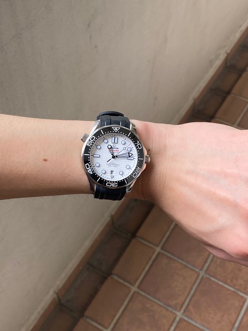Omega Seamaster 300 great white dial 