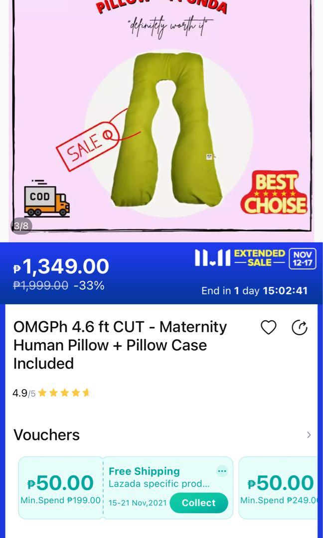 ORIGINAL OMG Pillow for Maternity (Category: Maternity Care) located in Caloocan City. Submitted by cooleyy (Listing ID 1125934723, Image 2). Description: What you see is what you get. .