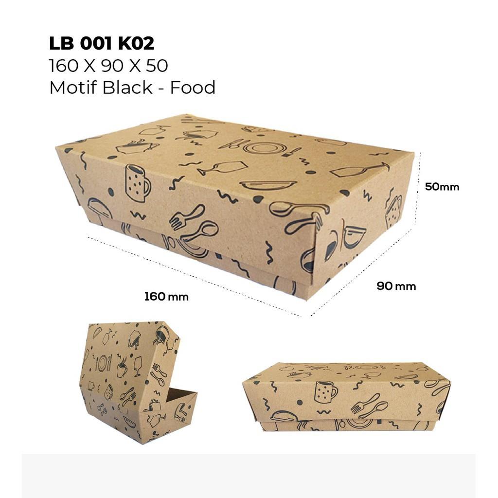 Paper Box Lunch Box (M) Printing 