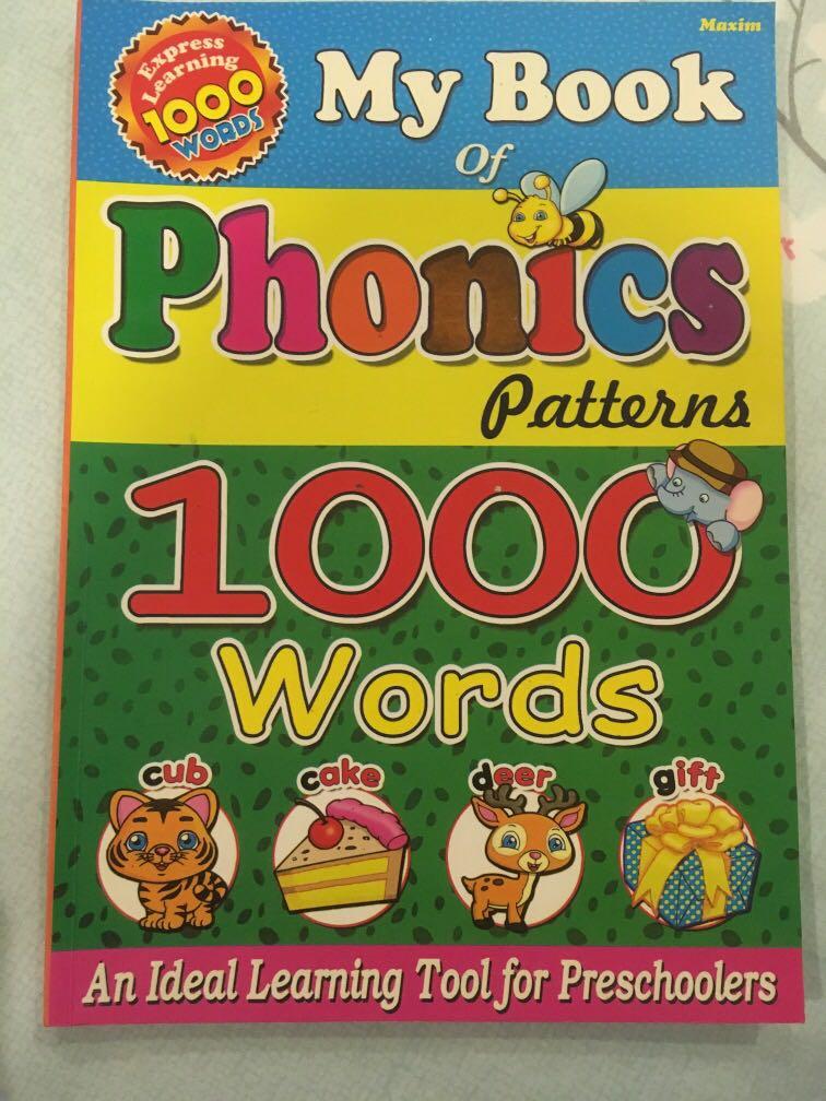 Phonics book for Preschoolers, Hobbies & Toys, Books ...