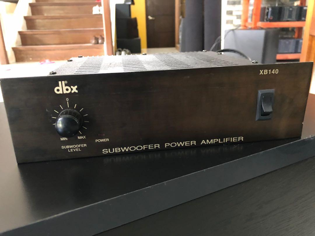 Polk Audio RM1000W Subwoofer + DBX XB140 140w Stereo Subwoofer Power