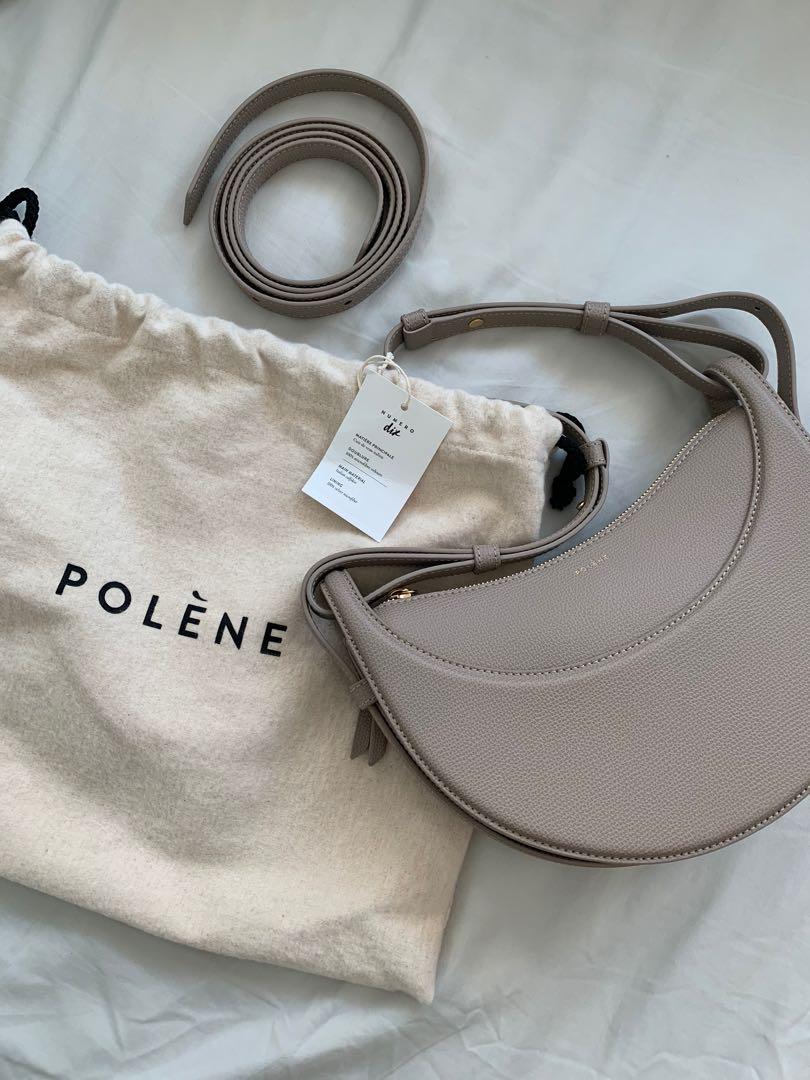 Polène  Bag - Numéro Sept - Taupe Textured leather