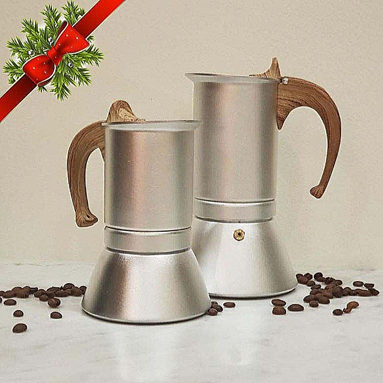 PREMIUM Espresso Moka Pot for Induction Hob Coffeemaker Precolatar Cuppocinno Latte 300ML