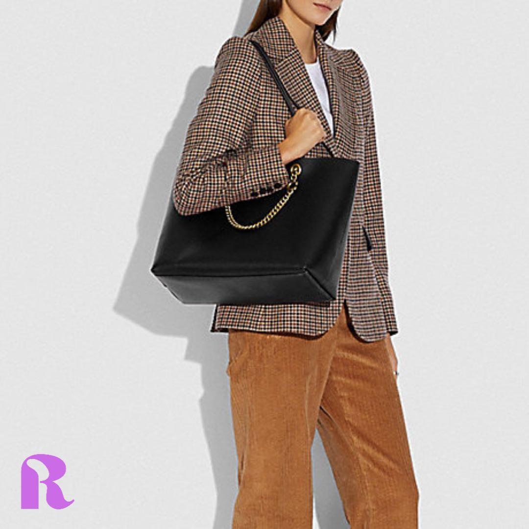 Coach chain cheap central tote