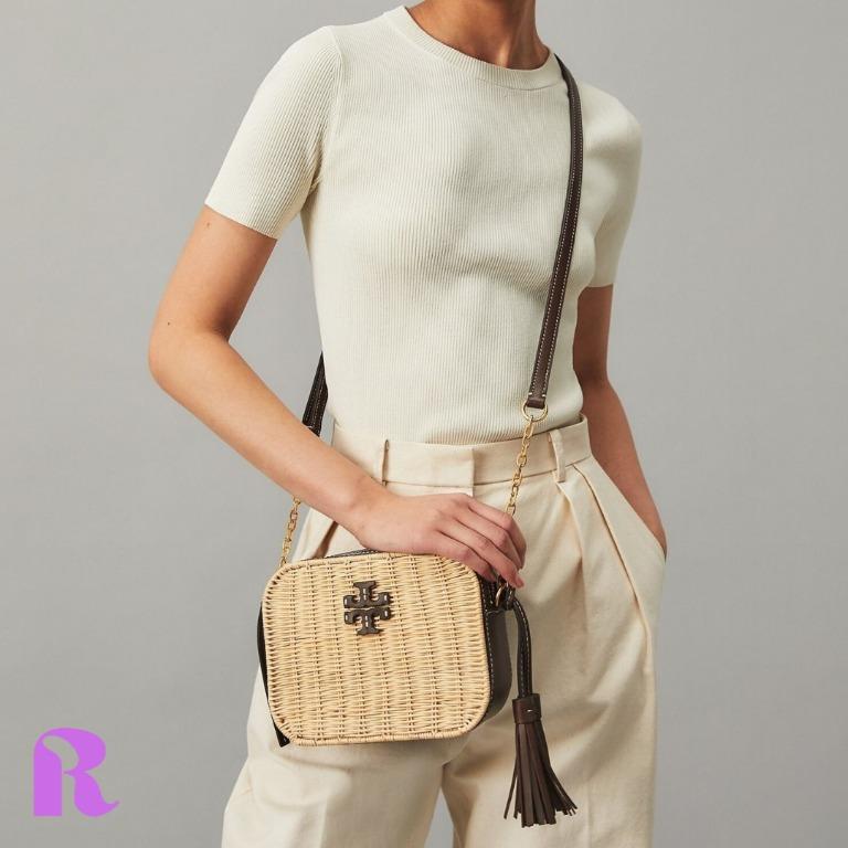 Tory burch outlet miller rattan crossbody