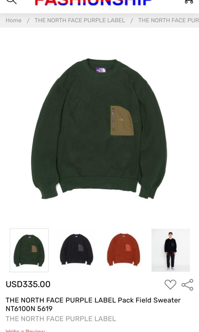 The north face NT6100N パックフィールドセーター
