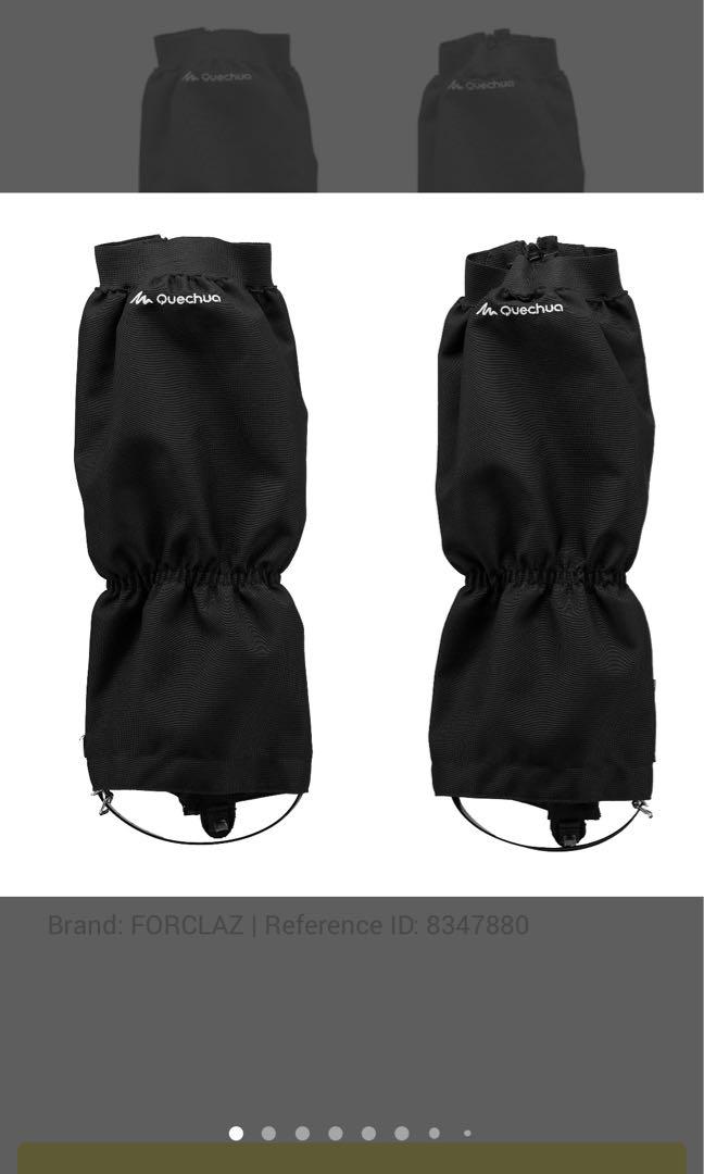 Quechua Trekking Gaiters, Sports Equipment, Hiking & Camping on Carousell