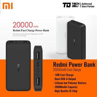Redmi 20000mAh Fast Charging 18W Power Bank