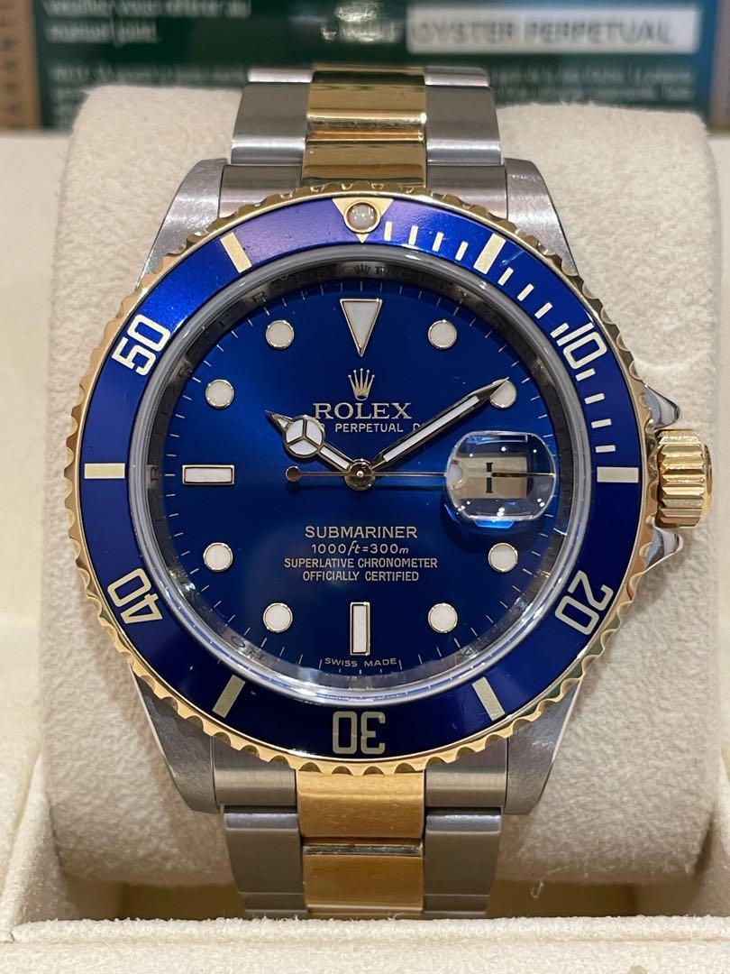 Submariner Date 16613LB watch card 2008, Luxury, Carousell