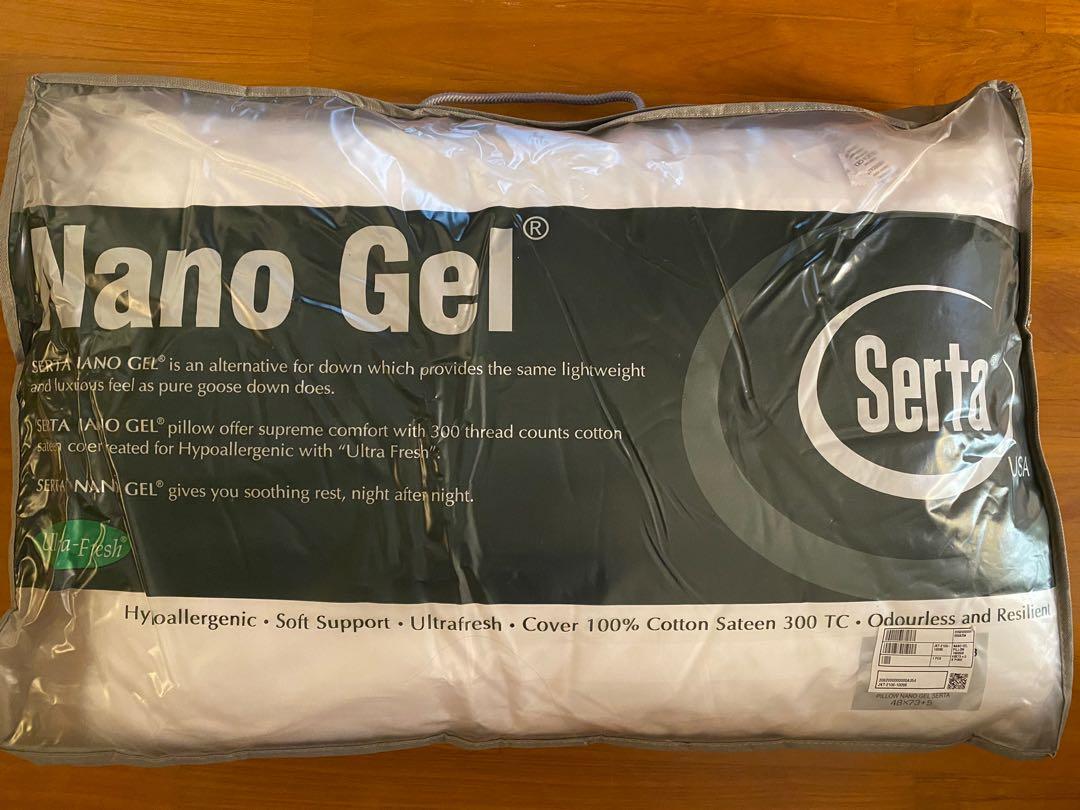 Serta Nano Gel Pillow, Furniture & Home Living, Furniture, Bed Frames