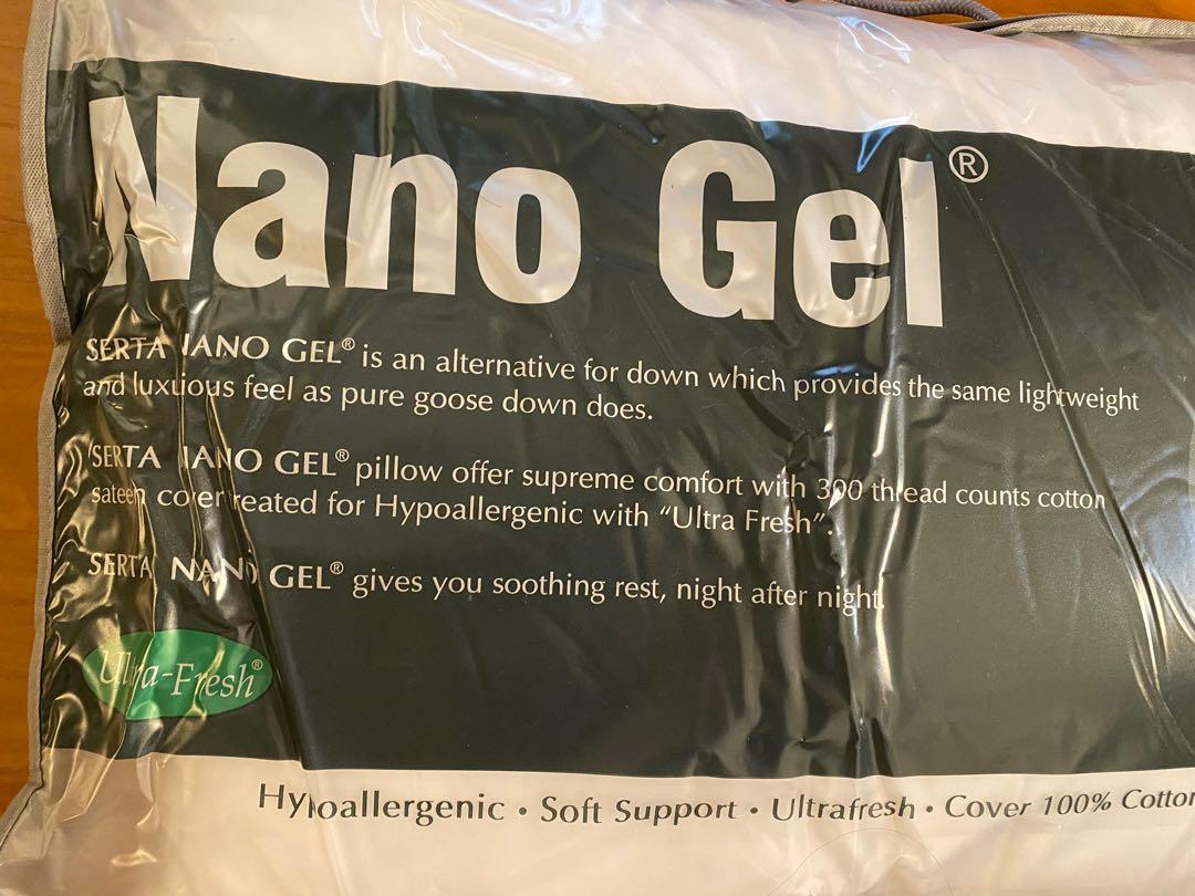 Serta Nano Gel Pillow, Furniture & Home Living, Furniture, Bed Frames