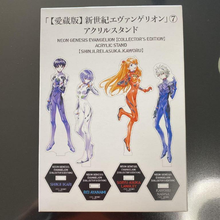 Set Of 4 Kadokawa Neon Genesis Evangelion Collector S Edition Acrylic