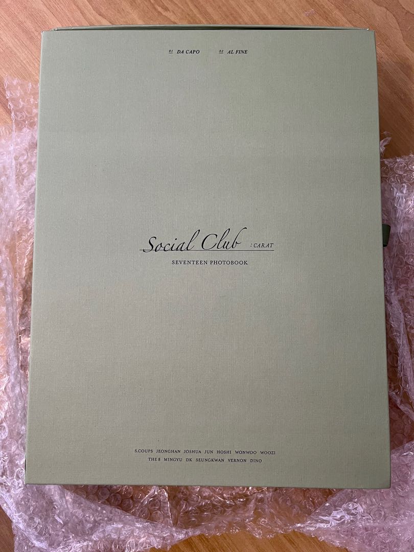 Seventeen Social club :Carat photo book 1set, 興趣及遊戲, 音樂 