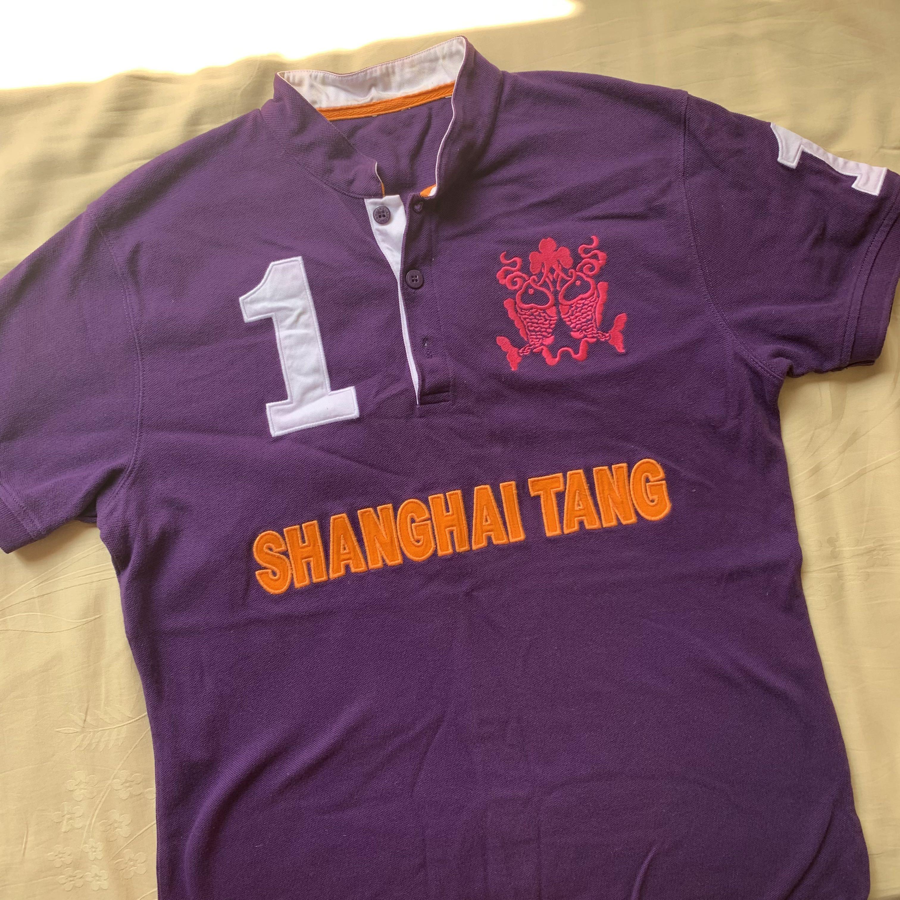 Kleding Dameskleding Tops & T-shirts Polos SHANGHAI TANG Vintage Polo Maat M 