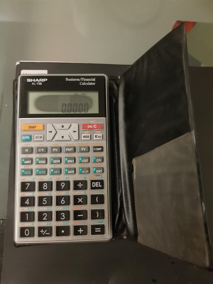Sharp EL738 Business / Financial Calculator, Hobbies & Toys