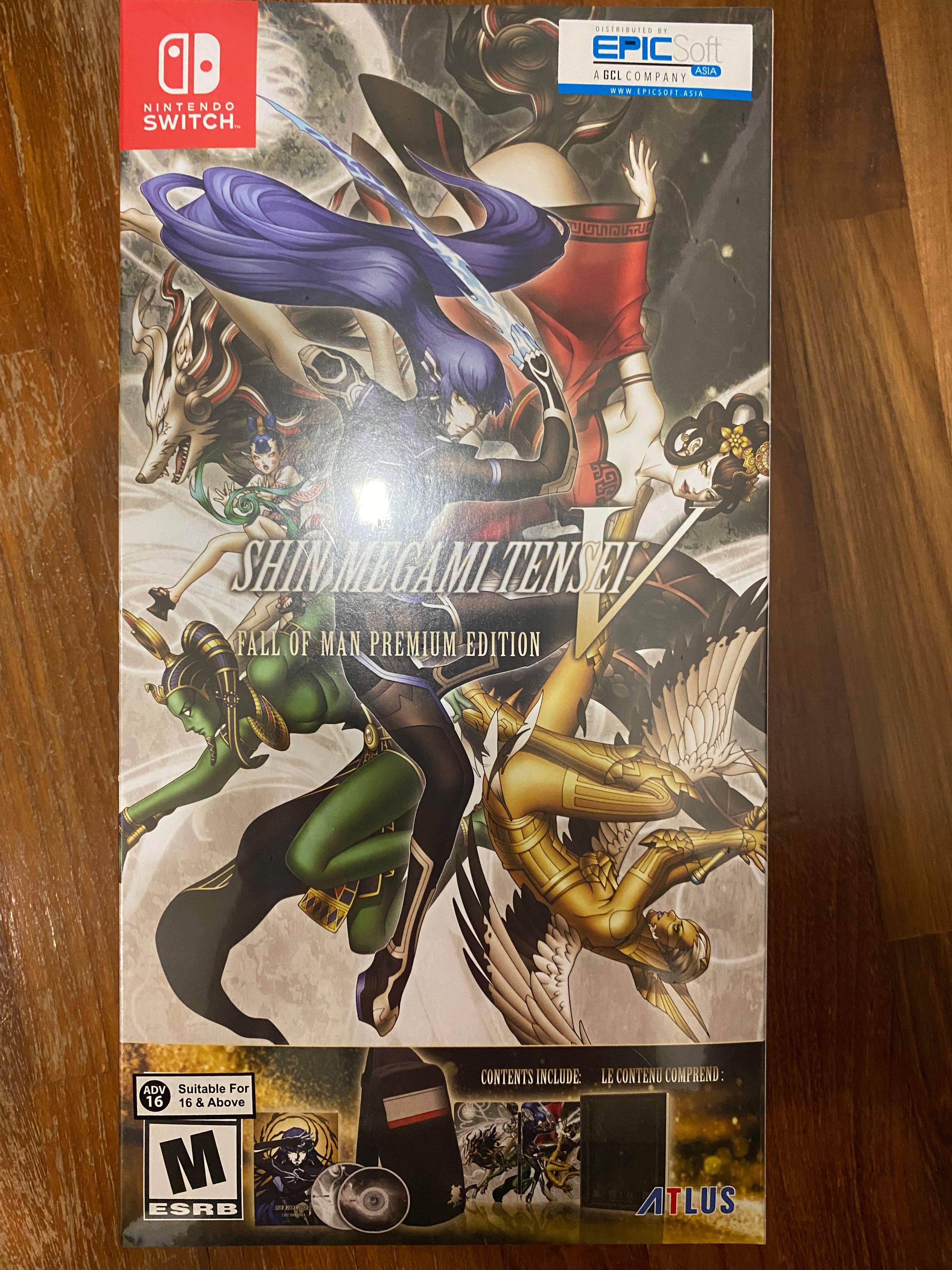 Shin Megami Tensei V fall of man premium edition Nintendo switch game - Shin Megami Tensei V Fall Of Man