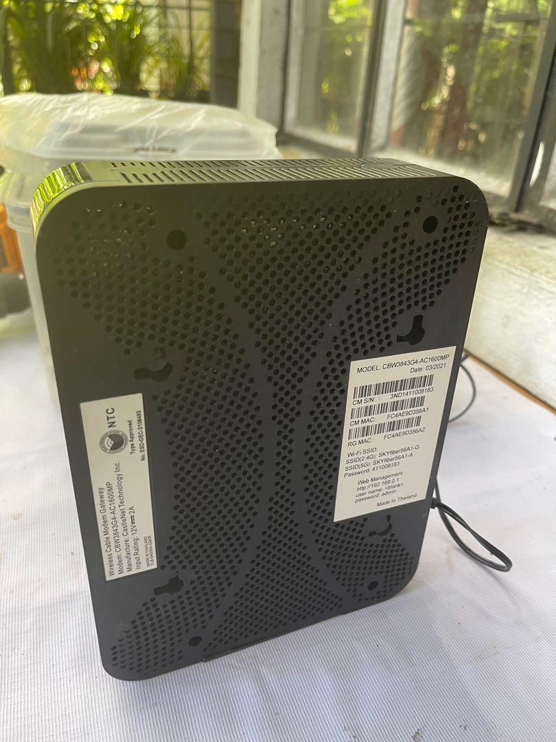 Sky Modem and skyworth router, Computers & Tech, Parts & Accessories