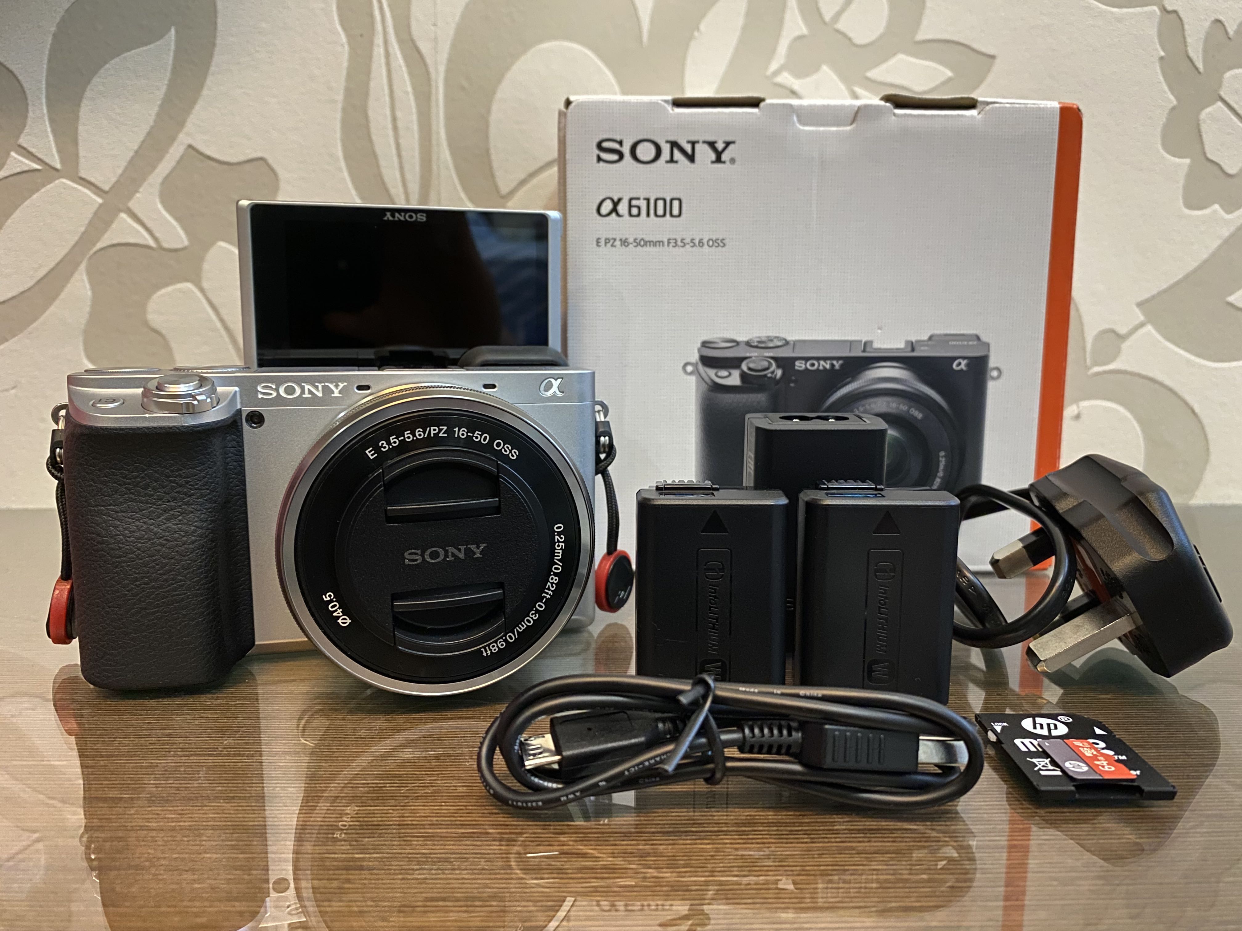sony a6100 unboxing