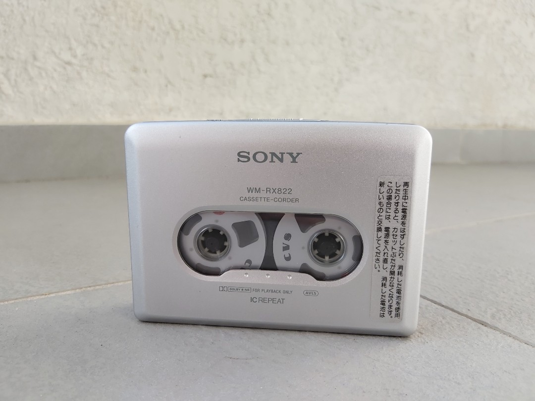 Sony walkman RX-822 kassette player cassette 機卡式機磁帶機錄音機