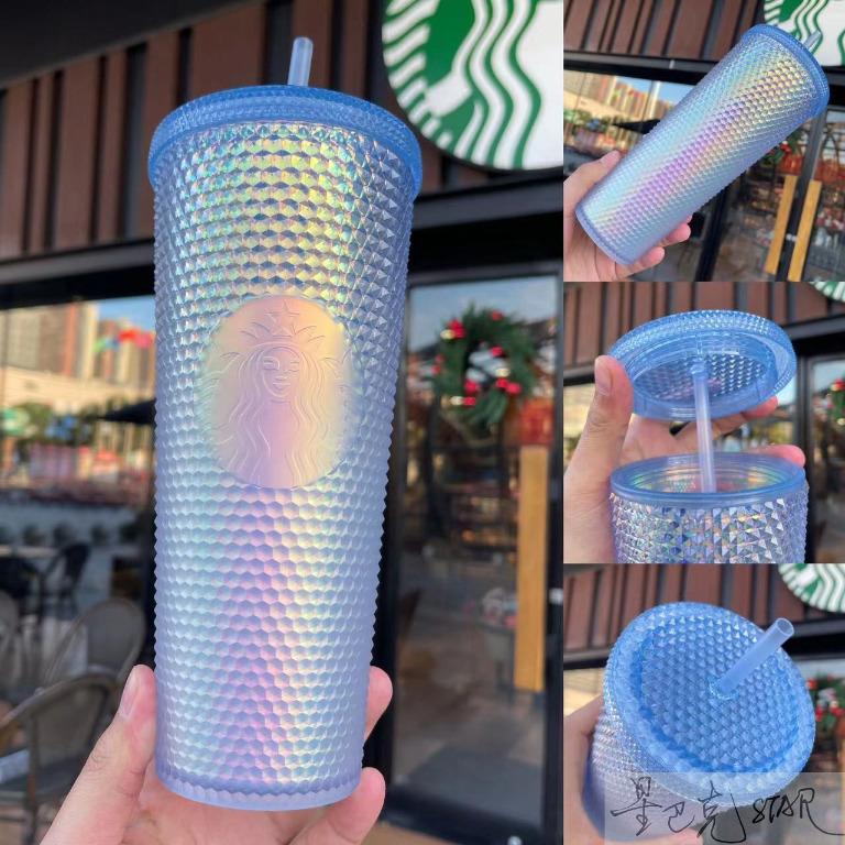 Icy White Venti Studded Tumbler