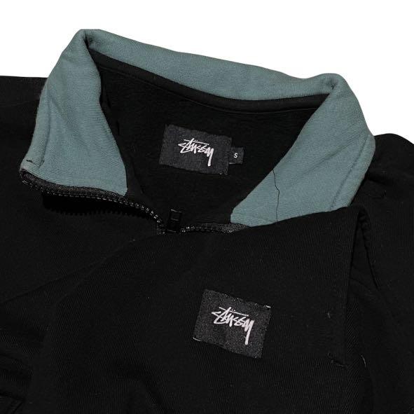 Stussy contrast rib mock neck 2025