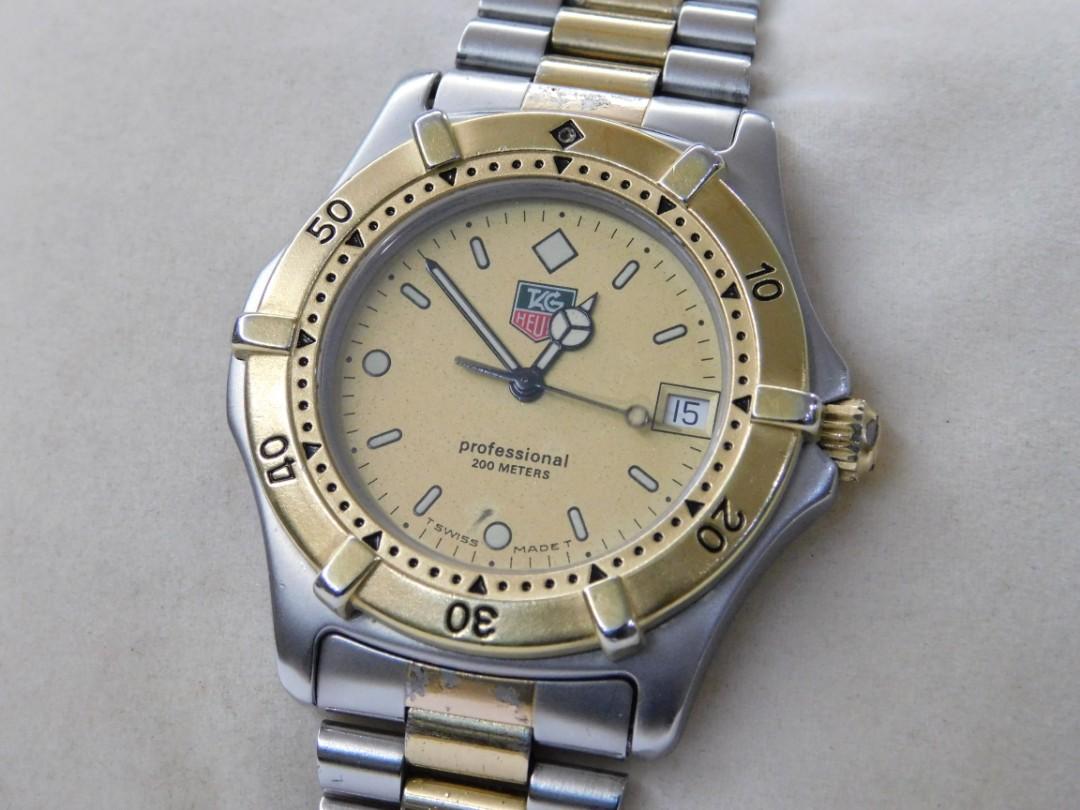 Tag Heuer 2000 Gold, Men's Fashion 