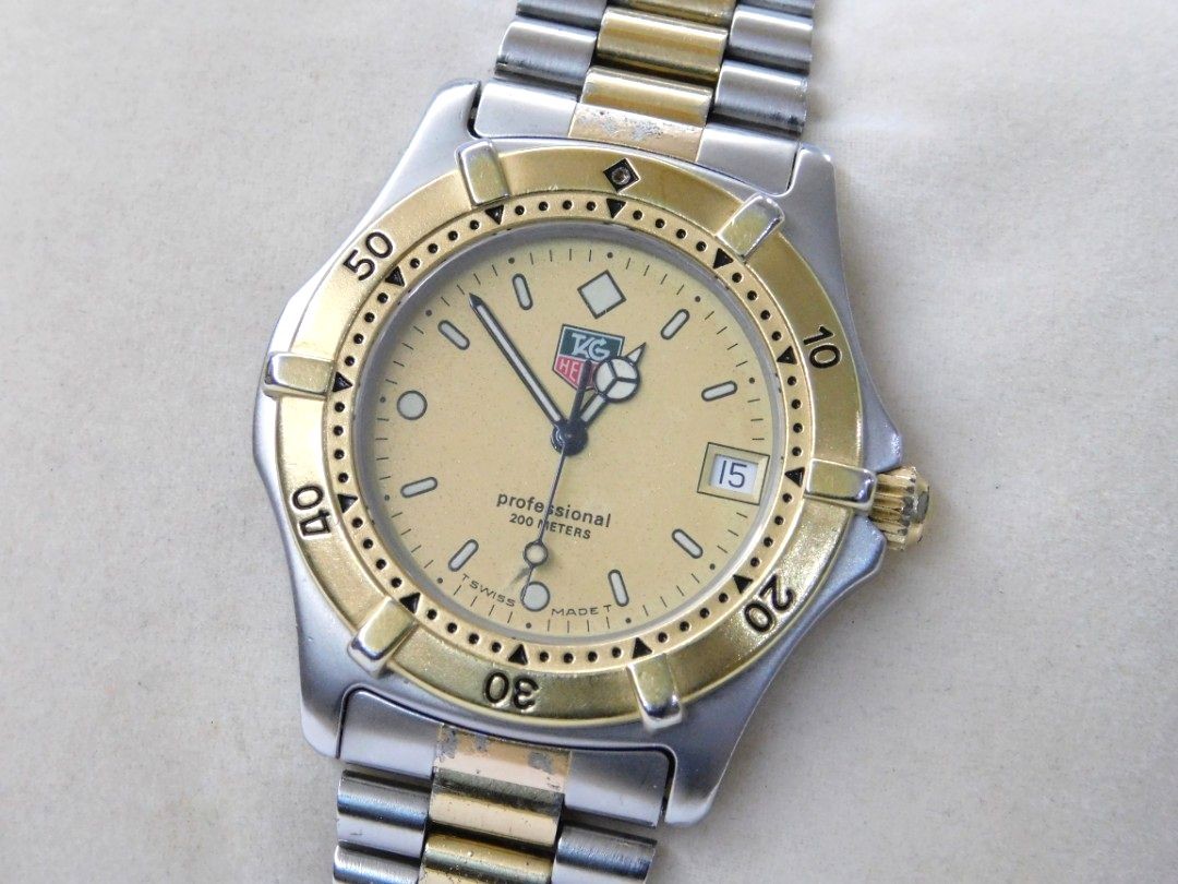Tag Heuer 2000 Gold Men s Fashion Watches Accessories Watches