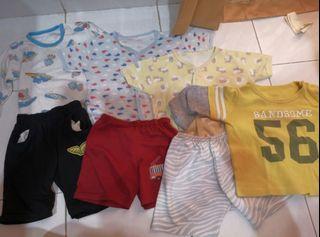 Take All 7 Baju Rumah Anak - Aruchi, Little Owl, etc