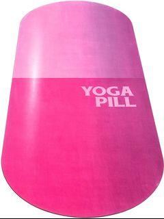 Take The Yoga Pill 2-in-1 Yoga Mats - Non-Slip Non-Toxic Natural Rubber - Large Pilates Mat for Home or Gym 74 x 25.5 inches