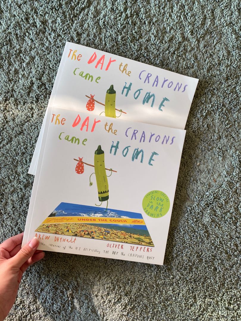 The Day The Crayons Came Home by Oliver Jeffers, Hobbies & Toys, Books
