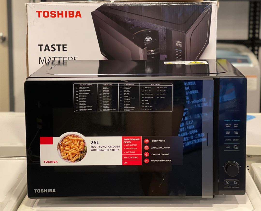 TOSHIBA MV-TC26TF(BK) 26L MICROWAVE CONVECTION WITH INVERTER Display ...