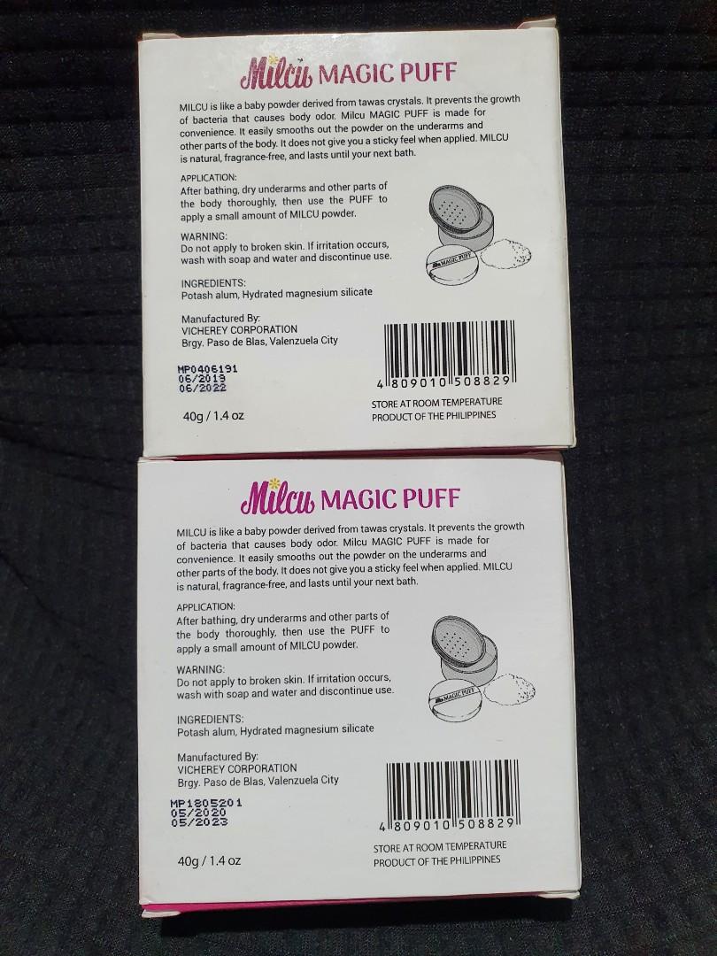 TWO Milcu Magic Puff Deodorant Powder for the price of ONE., Beauty