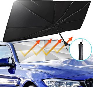 Universal Car Windshield Foldable Umbrella with UV Sunshade Shade