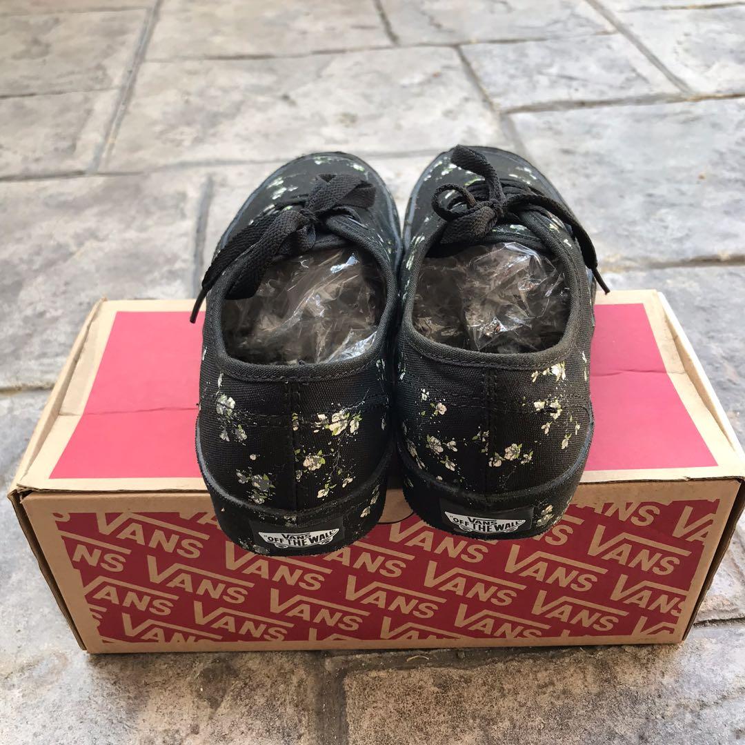 Vans Authentic Midnight floral Black Women s Fashion Footwear Sneakers on Carousell