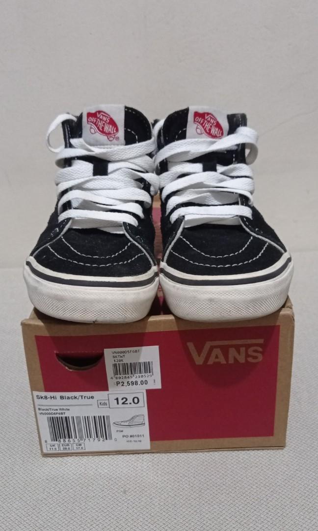 vans size 3c