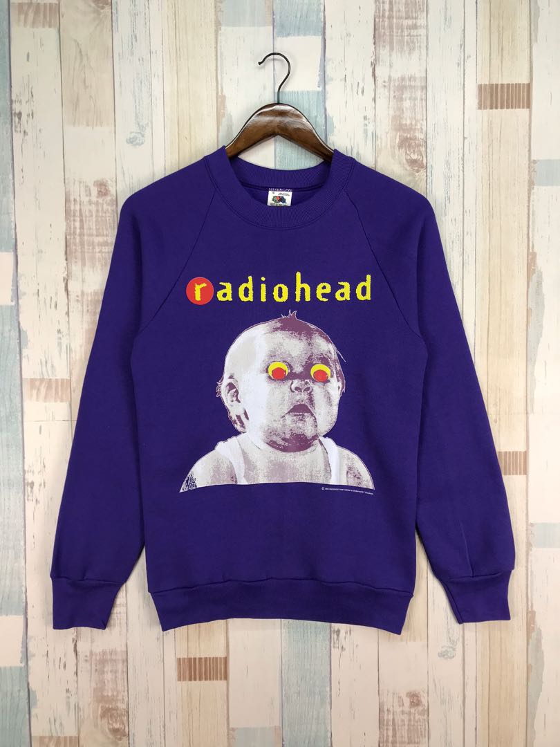 radio head pablo honey s/s band tee fade Vintage 90s