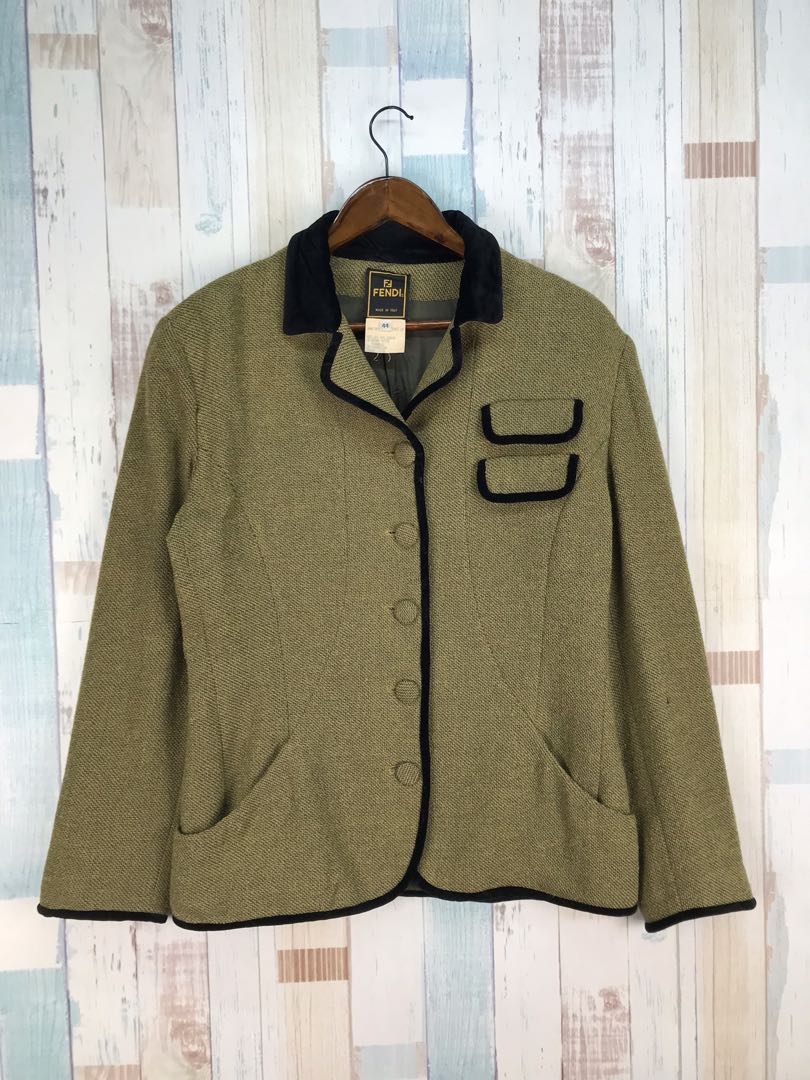 Vintage Fendi Jacket X N.Legge Del 1973 X Made In Italy Women s