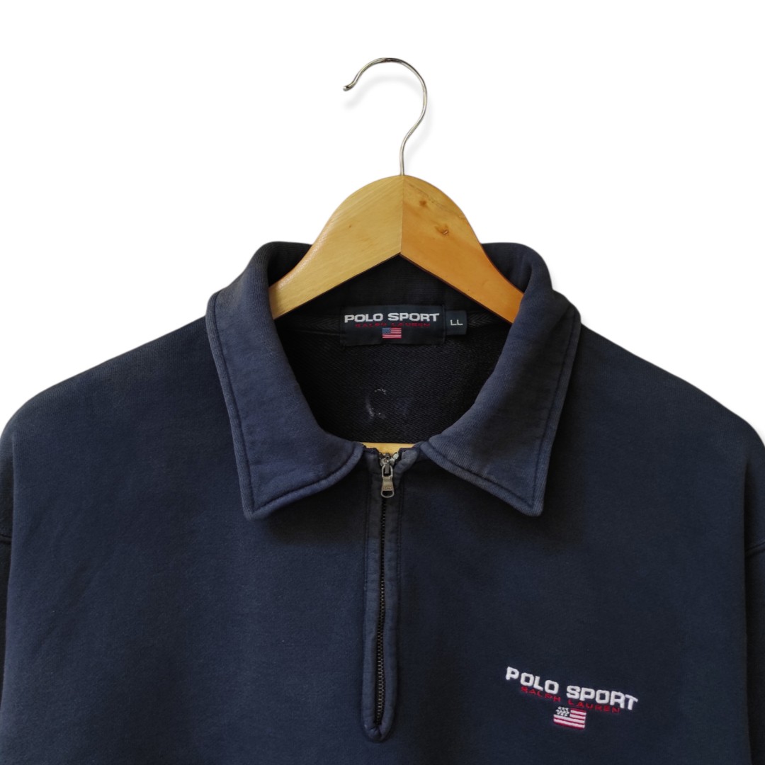 Vintage polo sport quarter zip on sale