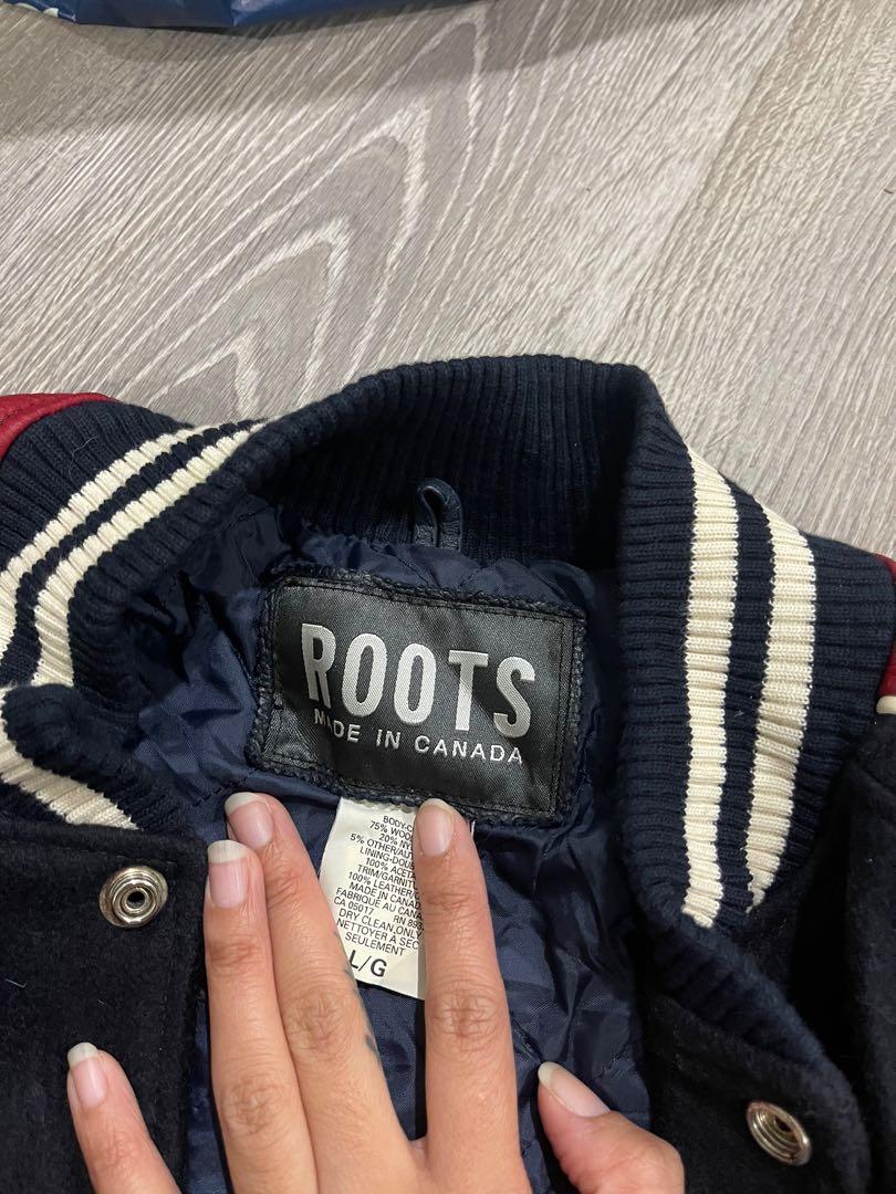 Roots discount varsity jacket
