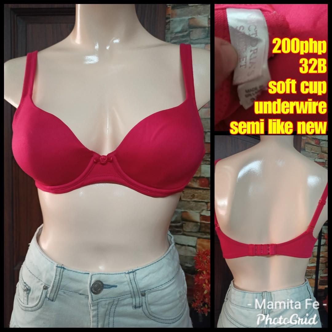 VS 32B soft cup wired bra, Women's Fashion, Undergarments & Loungewear on  Carousell