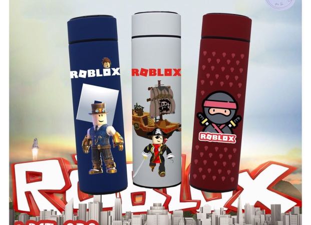 Etched Roblox water bottles for my nephews 🖤