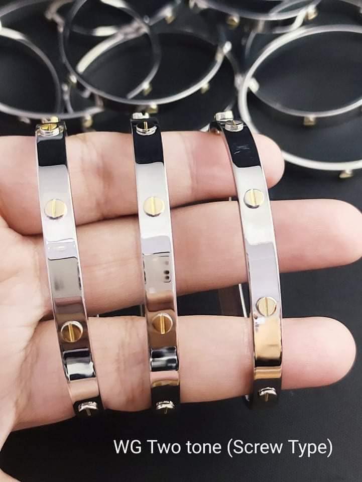 Cartier bracelet silver and gold shop