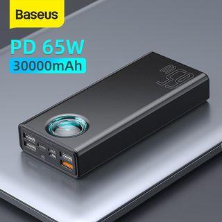 Baseus Amblight PPLG-A01 30000mah 65w  Digital Display Powerbank (Supports Type C Laptop Charging)