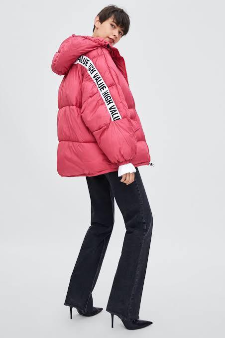 Zara high value puffer jacket oversized Women s Fashion Coats