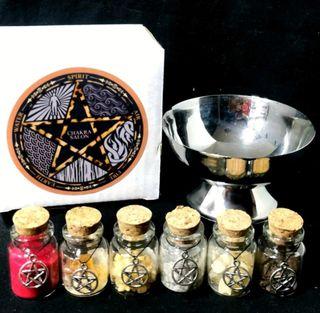0Altar Resin Bundle kit Frankincense, Myrrh, Gum Arabic, Premium Golden Copal ,