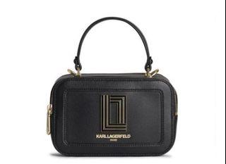 Karl Lagerfeld K/Swing Md Mini Bag Black, Mini Bag