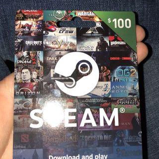 100 Steam gift card
