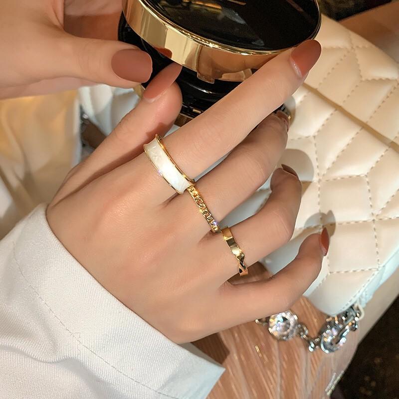 Gold plated ring new arrivals set